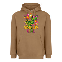 Toasted Coconut 5 rd birthday girl t rex pink Heavyweight Hoodie - CowGirlArtShop