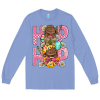 Colony Blue Hip Hop Easter Long Sleeve Tee - BundleAndBundleShop