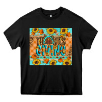 Black Thanksgiving Turkey Heavy Core Tee - Artiststas