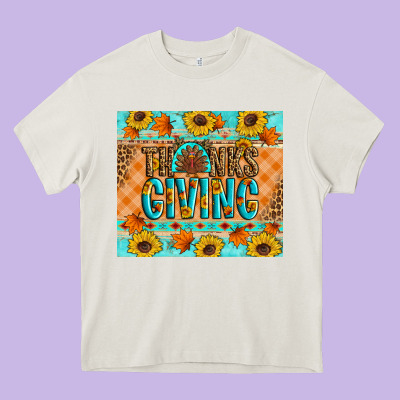 Thanksgiving Turkey Heavy Core Tee Designed By Artiststas