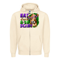 Sandshell Eat Drink and Be Scary with Halloween Zipper Hoodie - texasbilliewilder