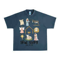Midnight Navy true story Urban Heavy Tee - MaliasSmallBusiness