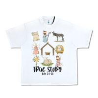 White true story Urban Heavy Tee - MaliasSmallBusiness