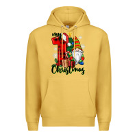 Antique Gold my first christmas gnome Premium Hoodie - CowGirlArtShop