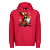 Cardinal my first christmas gnome Premium Hoodie - CowGirlArtShop