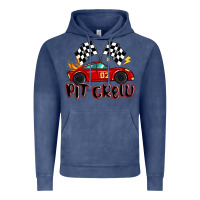 Vintage Denim pit crew boys birthday race car Vintage Hoodie - MaliasSmallBusiness