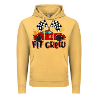 Vintage Mustard pit crew boys birthday race car Vintage Hoodie - MaliasSmallBusiness