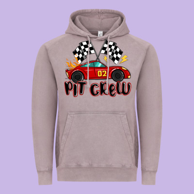 Pit Crew Boys Birthday Race Car Vintage Hoodie Designed By Maliassmallbusiness