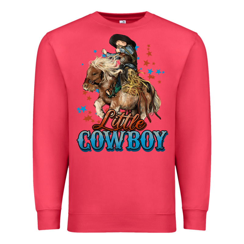 Little Cowboy Midilli Horse Kid Boy Premium Sweatshirt by HowdyJamesFarm | Teevron