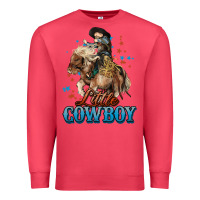 Cardinal Little Cowboy Midilli Horse kid boy Premium Sweatshirt - HowdyJamesFarm