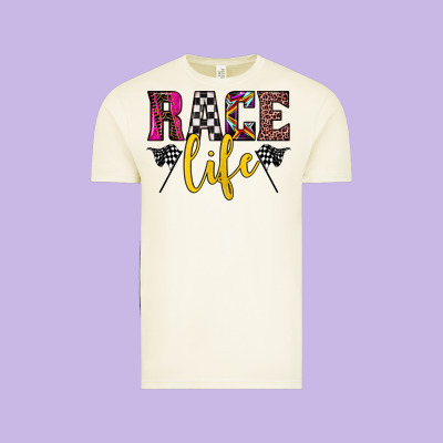 Race Life Vintage Tee Designed By Jahusdesignshop