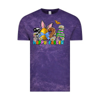 Cloud Purple 2024 Happy Easter Vintage Tee - NancyCooperArtShop