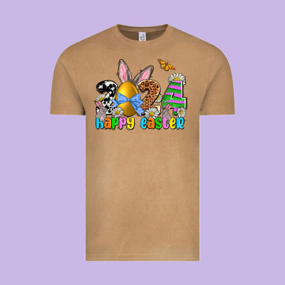 2024 Happy Easter Vintage Tee Designed By Nancycooperartshop