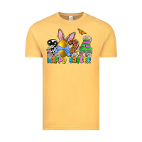Vintage Mustard 2024 Happy Easter Vintage Tee - NancyCooperArtShop