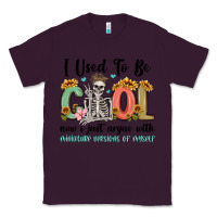 Plum i used to be cool now i just argue with miniature Classic Tee - MaliasSmallBusiness