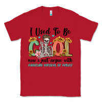 Red i used to be cool now i just argue with miniature Classic Tee - MaliasSmallBusiness
