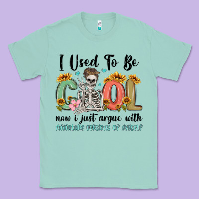 I Used To Be Cool Now I Just Argue With Miniature Classic Tee Designed By Maliassmallbusiness
