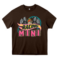 Chocolate Brown racing mini with racing oto equipment Heavy Core Tee - AdoDesignShop