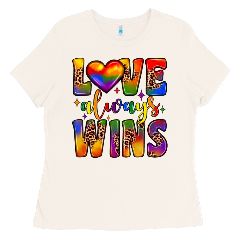 Love Always Wins Ladies Tee by JahusDesignShop | Teevron