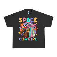 Pigment Black space cowgirl Urban Heavy Tee - MaliasSmallBusiness