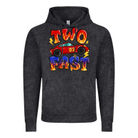 Vintage Black two fast boys birthday racing car Vintage Hoodie - MaliasSmallBusiness