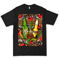 Black beer bottles with wheat and barley Premium Tee - AdoDesignShop