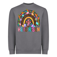 Storm He Is Risen Rainbow Heavyweight Sweatshirt - BundleAndBundleShop
