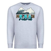 Heather Grey Mountain Mama Premium Sweatshirt - CowGirlArtShop