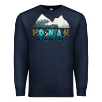 Navy Mountain Mama Premium Sweatshirt - CowGirlArtShop