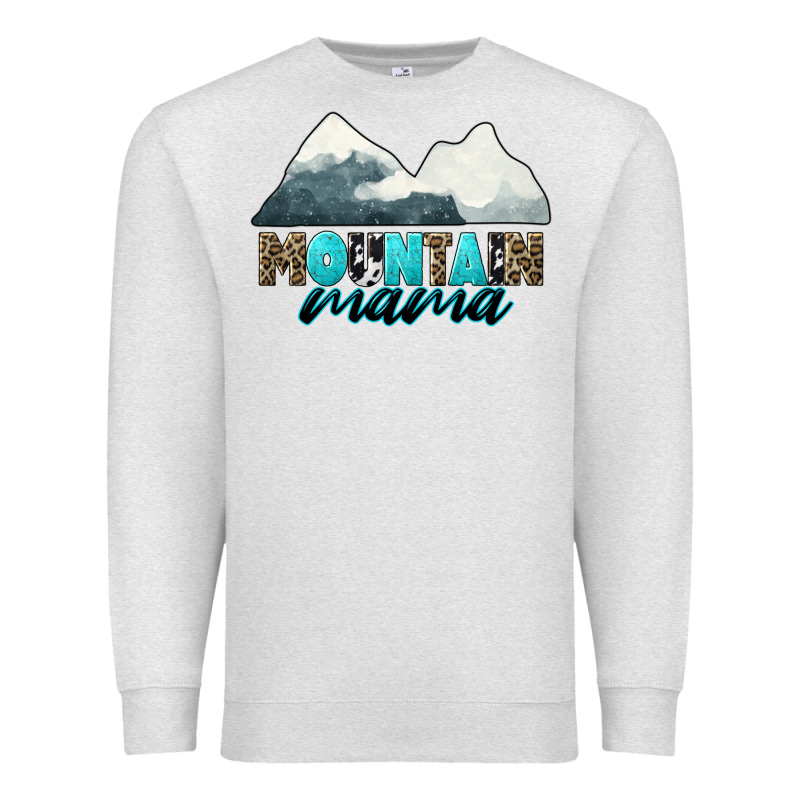 Mountain Mama Premium Sweatshirt by CowGirlArtShop | Teevron