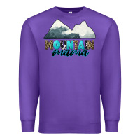 Purple Mountain Mama Premium Sweatshirt - CowGirlArtShop