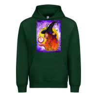 Forest Green witch with crystal ball air freshener Urban Hoodie - BundleAndBundleShop