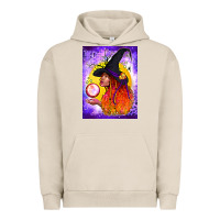 Pigment French Oak witch with crystal ball air freshener Urban Hoodie - BundleAndBundleShop