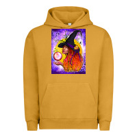 Pigment Peanut Butter witch with crystal ball air freshener Urban Hoodie - BundleAndBundleShop