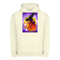 Pigment Pistachio witch with crystal ball air freshener Urban Hoodie - BundleAndBundleShop