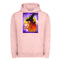 Pigment Salmon witch with crystal ball air freshener Urban Hoodie - BundleAndBundleShop