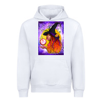 White witch with crystal ball air freshener Urban Hoodie - BundleAndBundleShop