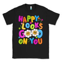 Black happy looks good on you Classic Tee - NancyCooperArtShop