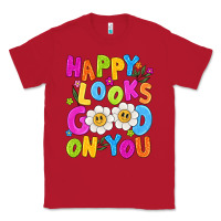 Red happy looks good on you Classic Tee - NancyCooperArtShop