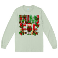 Matcha Mimi Elf with Knitting Christmas Long Sleeve Tee - BundleAndBundleShop