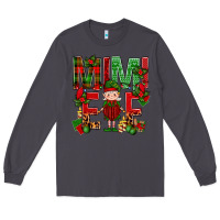 Smoke Mimi Elf with Knitting Christmas Long Sleeve Tee - BundleAndBundleShop