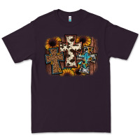 Plum cross background Premium Tee - JahusDesignShop