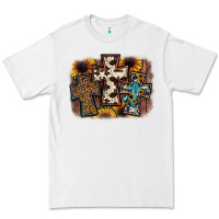 White cross background Premium Tee - JahusDesignShop