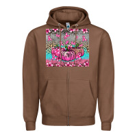 Chestnut cancer pumpkins Zipper Hoodie - NancyCooperArtShop