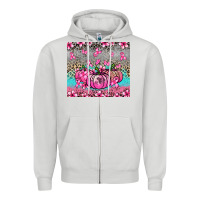 Dove Grey cancer pumpkins Zipper Hoodie - NancyCooperArtShop