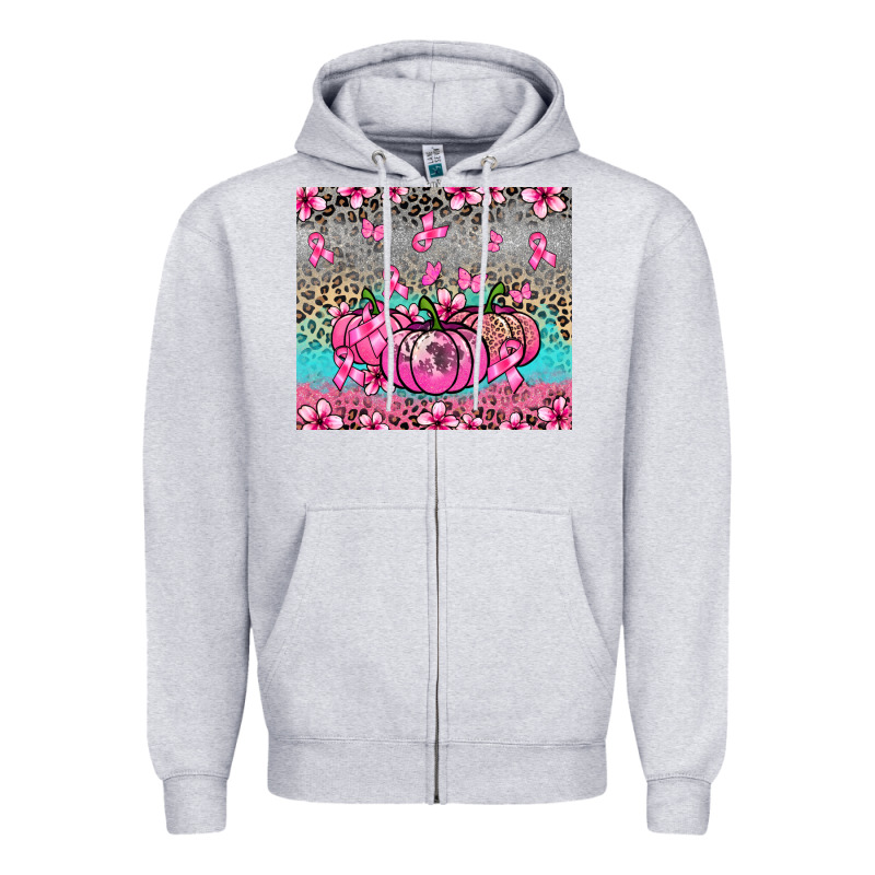 Cancer Pumpkins Zipper Hoodie by NancyCooperArtShop | Teevron