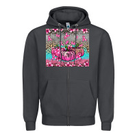 Smoke cancer pumpkins Zipper Hoodie - NancyCooperArtShop