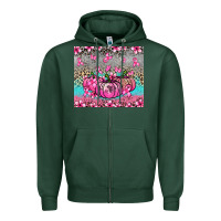 Sports Green cancer pumpkins Zipper Hoodie - NancyCooperArtShop