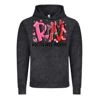 Vintage Black rn registered nurse valentines day Vintage Hoodie - MaliasSmallBusiness