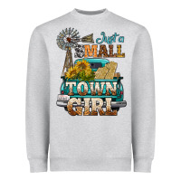 Just A Small Town Girl Windmill Heavyweight Sweatshirt | Teevron